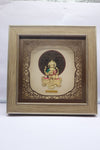 Shri Laxmi Mata Murti – Premium Gold Frame Idol for Home & Pooja”