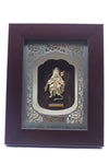 “Hanuman Ji Idol with Elegant Gold Frame – Spiritual Home Decor”